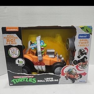 Nickelodeon Teenage Mutant Ninja Turtles Leo Roll-Over RC Vehicle - Orange